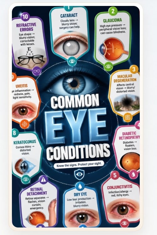 Eye health prevention and early detection visual